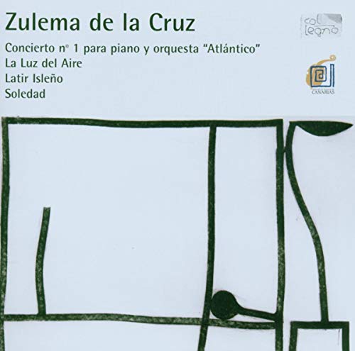 CD cover for Zulema de la Cruz, featuring abstract green line art.