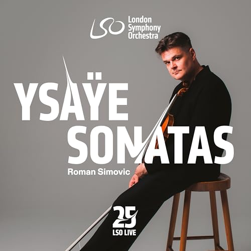 Violinist Roman Simovic portrait for Ysaye Sonatas CD, London Symphony Orchestra.