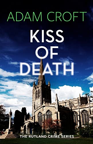 Dark cover with crime novel title and author name in bold, modern font.