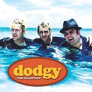 CD cover for “Dodgy - The Collection” featuring three men in water.
