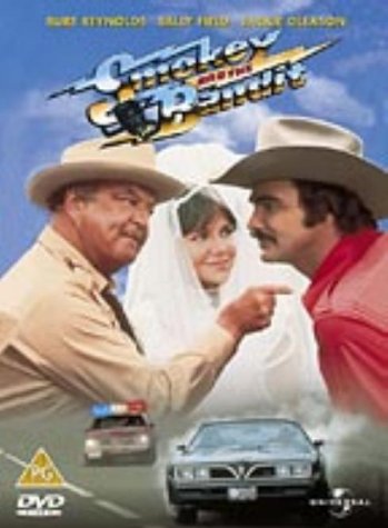 Smokey and the Bandit" DVD cover featuring Burt Reynolds, Sally Field, and Jackie Gleason.