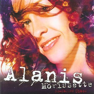 Alanis Morissette album cover, “So-Called Chaos,” with a portrait of the artist.