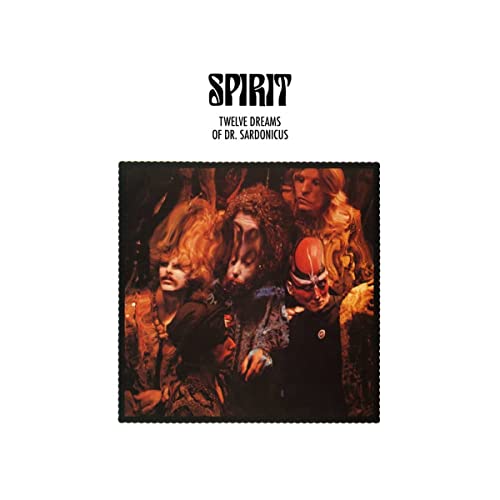 Album cover for Spirit’s “Twelve Dreams of Dr. Sardonicus” featuring masked figures.