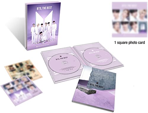 BTS “THE BEST” CD album with photo cards and booklet.