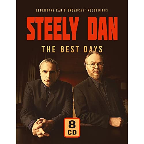 Steely Dan album cover featuring Donald Fagen and Walter Becker, with “8 CD” label.