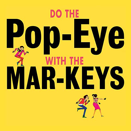 Yellow album cover with bold text and illustrated dancing figures.