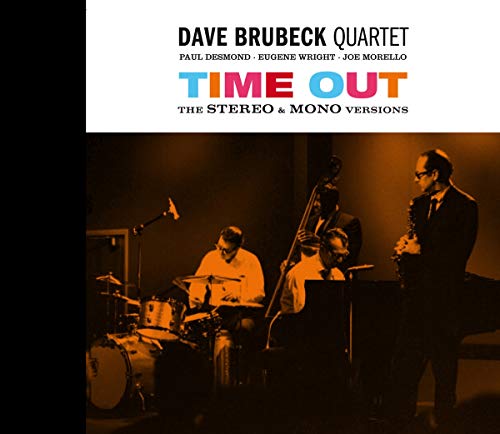 Dave Brubeck Quartet āTime Outā CD cover with musicians on stage.