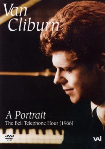 DVD cover featuring a portrait of pianist Van Cliburn at a piano.