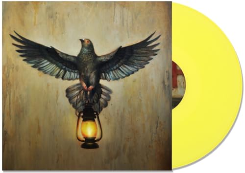 Silverstein “Rescue” vinyl record with bird and lantern cover art.