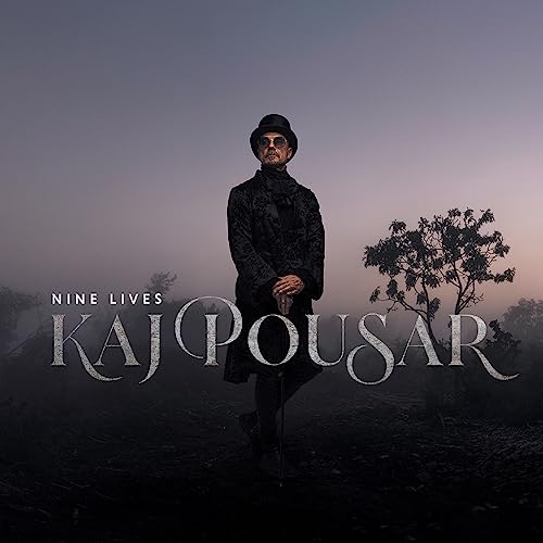 Album cover for Kaj Pous’ “Nine Lives” featuring a man in a hat.