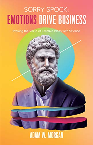 Book cover: "Sorry Spock" with a bust of a man and colorful abstract shapes.