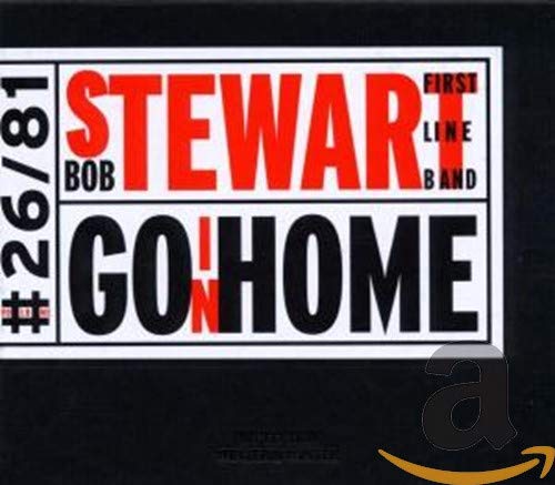 CD cover for Bob Stewart's "Goin' Home" with bold red and black text.