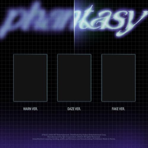 Boyz "Fantasy Pt.2" CD cover with neon text and three blank squares.