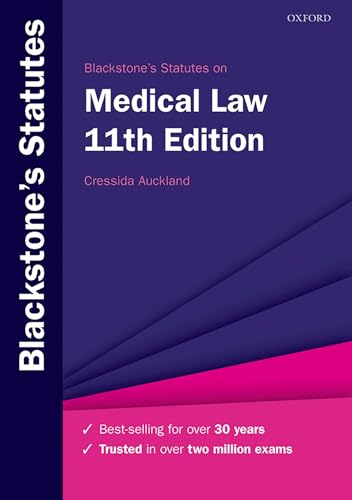 Blackstones Statutes on Medical Law