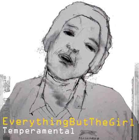 Black and white sketch of a woman’s face with album title text.