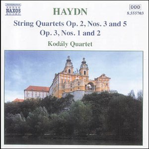CD cover: Haydn string quartets, featuring a baroque church image.