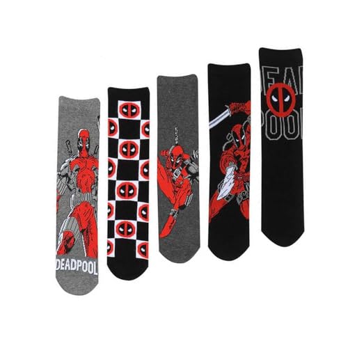 Disney Marvel - Deadpool ( 5 Pack Sock Gift Box) Small/Medium