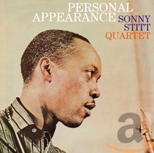 Sonny Stitt portrait on album cover, with saxophone detail.