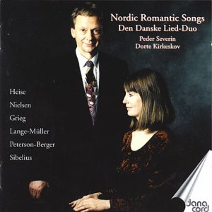 CD cover featuring a man and woman, with composer names listed.