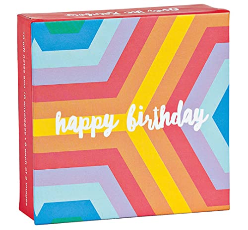 Over The Rainbow Mini Fliptop Notecards