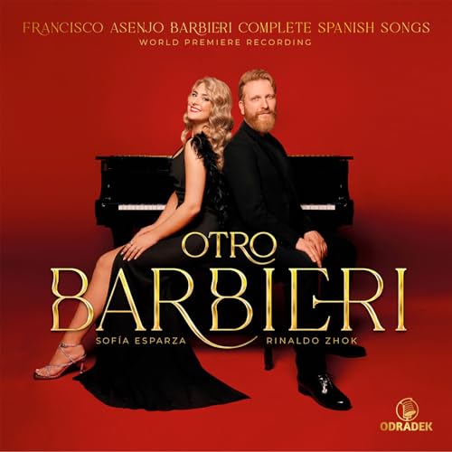 CD cover featuring a woman and man sitting by a pianoCBL piano.