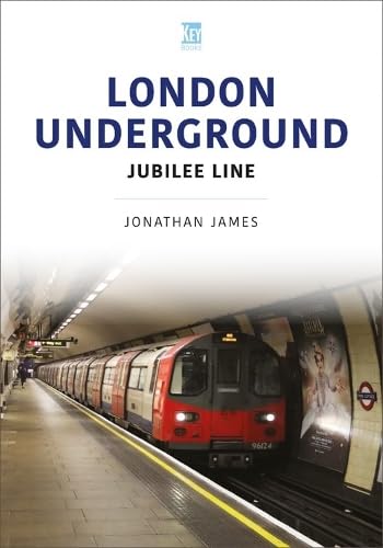 Book cover featuring a London Underground Jubilee Line train in a station.