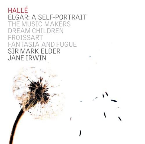 CD cover with dandelion seed head and text listing musical works.