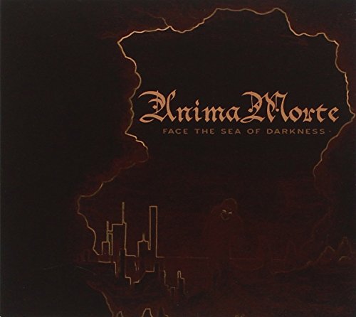 CD cover for Anima Morte's "Face The Sea Of Darkness," dark imagery.