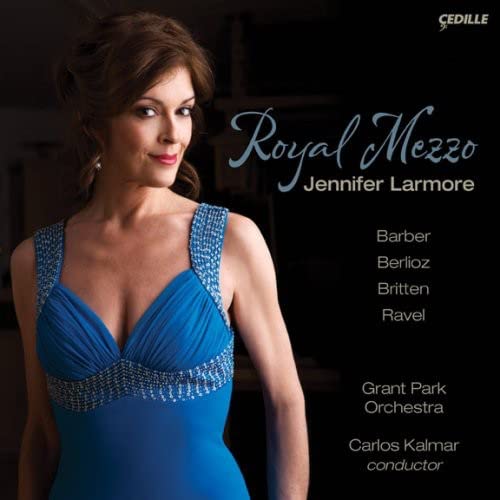 CD cover featuring mezzo-soprano Jennifer Larmore in a blue dress.