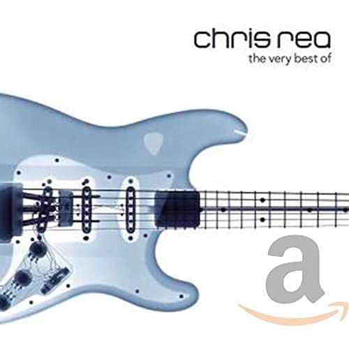 CD cover featuring a light blue electric guitar and artist’s name.