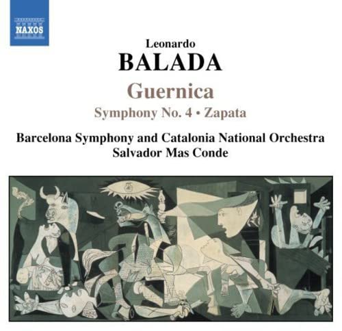 CD cover featuring a section of Picasso’s “Guernica” painting.