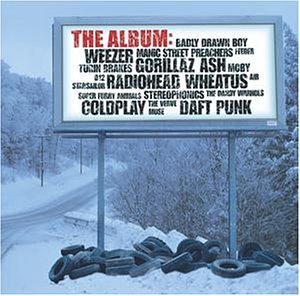 CD cover: Billboard with band names against a snowy, rural landscape.