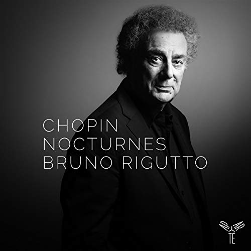 Black and white portrait of Frédéric Chopin with text "Chopin Nocturnes".