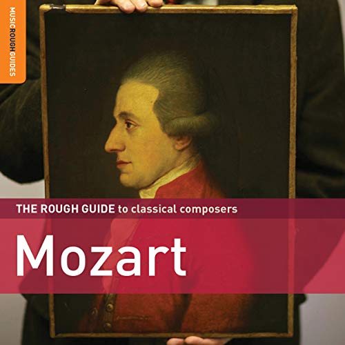 CD cover featuring a portrait of Mozart in a red coat.