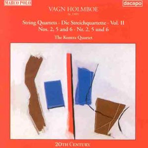 CD cover for Holmboe’s String Quartets Vol. 2, abstract art.