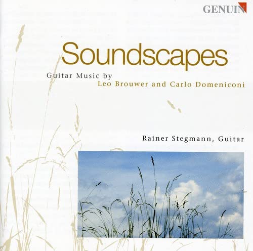 CD cover for Rainer Stegmann’s “Soundscapes” featuring guitar music and sky imagery.