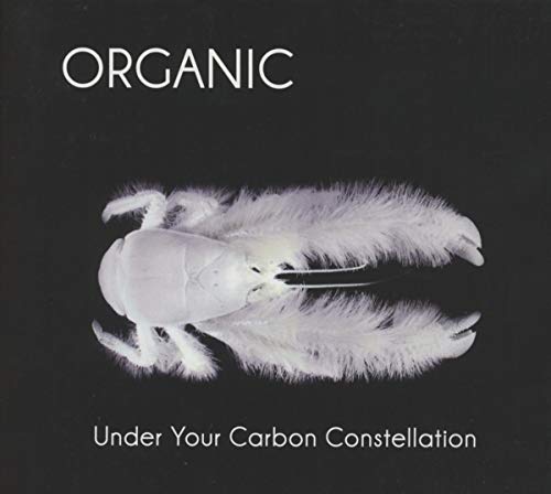 CD cover: dark background with a white crab image and text.
