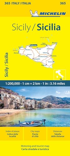 Sicily - Michelin Local Map 365 : Map