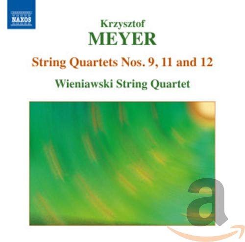 CD cover for Meyer String Quartets Nos. 9, 11, and 12.