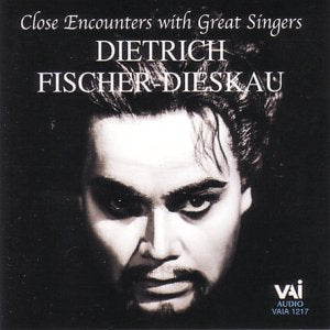 Black and white portrait of Dietrich Fischer-Dieskau, a classical singer.