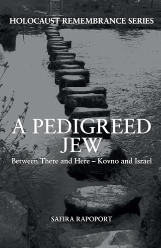 Book cover: "A Pedigreed Jew" with stepping stones in water.