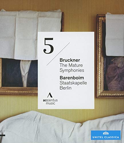 Blu-ray cover for Bruckner’s Symphony No. 5 with number “5” prominent.