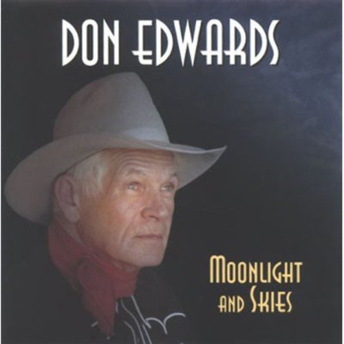 CD cover featuring Don Edwards in a cowboy hat, dark background.