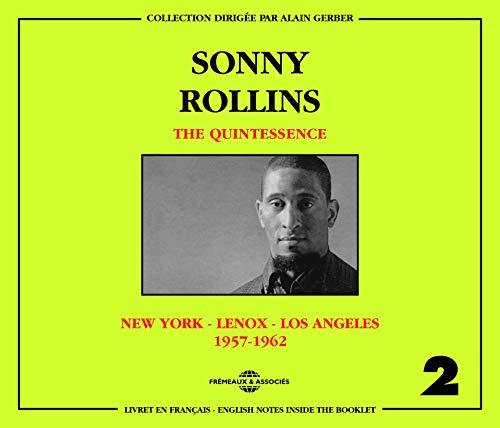CD cover for Sonny Rollins’ “The Quintessence Vol. 2” with portrait.