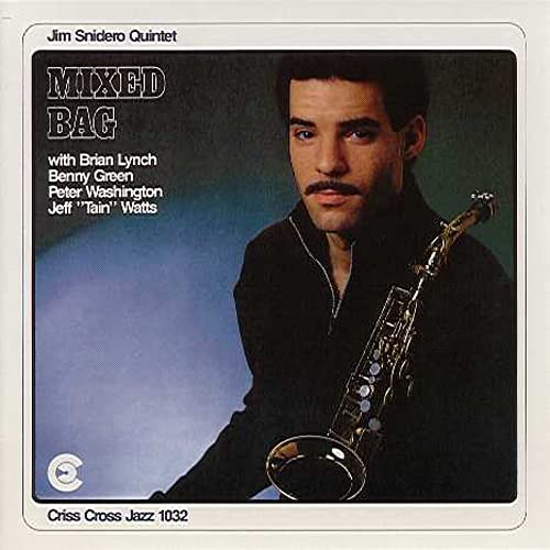 CD cover: portrait of a man with a saxophone, titled "Mixed Bag".