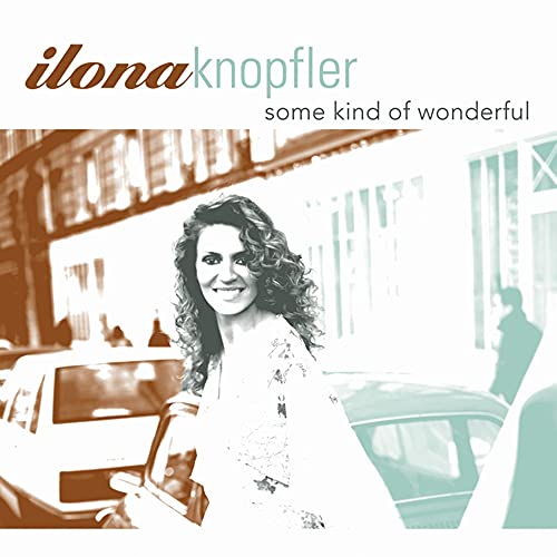 CD cover featuring Ilona Knopfler’s portrait in sepia tones.