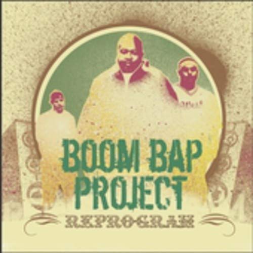 CD cover: three figures in an oval frame with "Boom Bap Project" text.