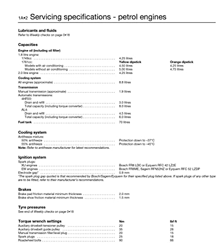Peugeot 406 Petrol & Diesel: (Mar 99 - 02) T to 52