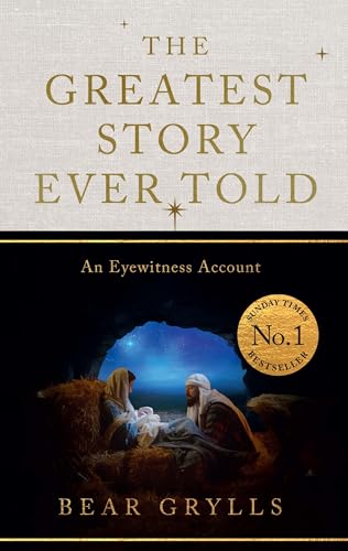 Book cover depicting the Nativity scene with text by Bear Grylls.
