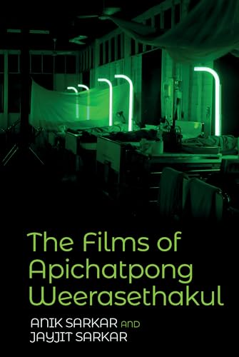Book cover for “The Films of Apichatpong Weerasethakul” with green-lit interior.